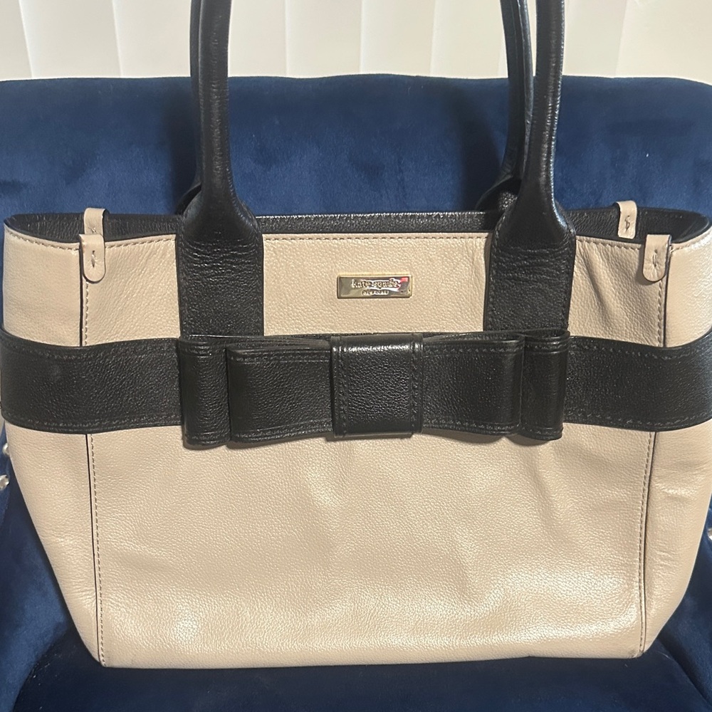 Kate Spade Black and Tan Tote Bag